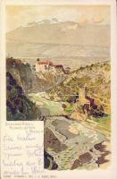 Ried and Runkelstein Bozen Litho