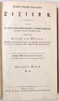 Márton Jó'sef: Német-Magyar-Deák Lexicon. Második Része a' Trilingue Lexiconnak. Második d...