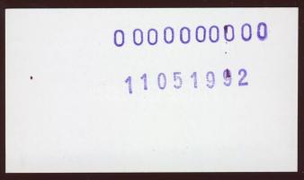 Jugoszlávia/Bosznia/Banja Luka "Novcani bon" "000-ás MINTA" T:I