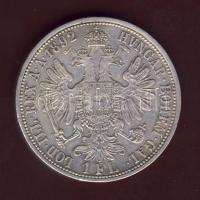 Ausztria 1892. 1Fl Ag T:2/2-