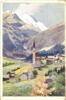 Heiligenblut am Großglockner, art postcard s: L. Scheiring (EB)