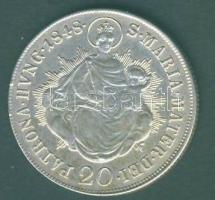 1848. 20kr Ag T:2/2- pici ph