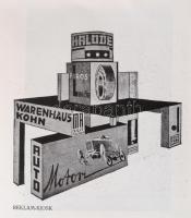 Kassák Lajos: Tisztaság könyve. 1926 Május. (kétszínnyomásos reklámlap) Első kiadás! Kiadói, illuszt...