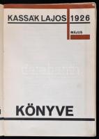 Kassák Lajos: Tisztaság könyve. 1926 Május. (kétszínnyomásos reklámlap) Első kiadás! Kiadói, illuszt...