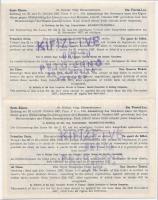 1927. "19. Magyar Királyi Állami Osztálysorsjáték" 1. osztály 1/4 sorsjegy 4-es ívben, A,B...