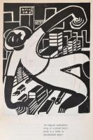 Radnóti Miklós: Ének a négerről, aki a városba ment. S. Szőnyi Lajos 20 linómetszetével. Budapest, 1...