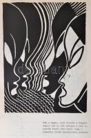 Radnóti Miklós: Ének a négerről, aki a városba ment. S. Szőnyi Lajos 20 linómetszetével. Budapest, 1...