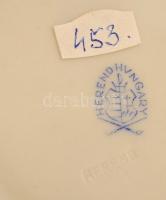 Herendi virágmintás csésze és csészealj, kézzel festett, jelezett, hibátlan, összesen 2 db