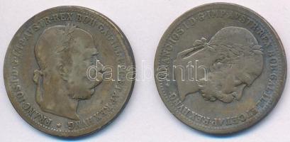 Ausztria 1897-1898. 1K Ag (2x) T:2-,3 patina
Austria 1897-1898. 1 Corona Ag (2x) C:VF,F patina