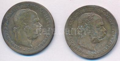Ausztria 1899-1900. 1K Ag (2x) T:2,2- patina
Austria 1899-1900. 1 Corona Ag (2x) C:XF,VF patina
