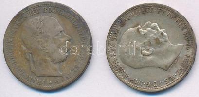 Ausztria 1905-1912. 1K Ag (2x) T:2,3 patina
Austria 1905-1912. 1 Corona Ag (2x) C:XF,F patina