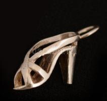 Ezüst(Ag) cipellő, függő, jelzett, 2x1 cm, nettó: 1,4 g