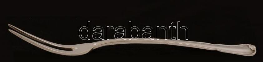 Ezüst(Ag) húsvilla, jelzett, h: 19 cm,  nettó: 36,5 g