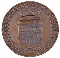Nagy István János (1938- ) "Corvin Mátyás / MATTHIAS REX HVNGARIAE MCCCCLVIII - MCCCCXC" k...