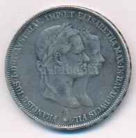 Ausztria 1854A 2G Ag "Ferenc József Császár házasságkötése" (25,75g) T:2-,3 ph.
Austria 1...