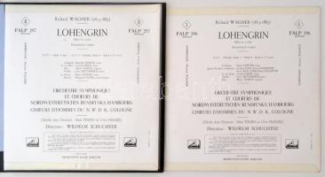cca 1930 Richard Wagner: Lohengrin  és Tristan és Izolda. Gramofon lemezek (4+6 db), eredeti dobozuk...