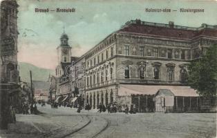 Brassó, Kronstadt, Brasov; Kolostor utca / street (fl)