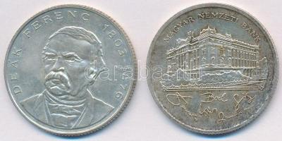 1992-1994. 200Ft Ag "MNB", "Deák" (2x) T:2 egyiken patina
Adamo F13, F13.1