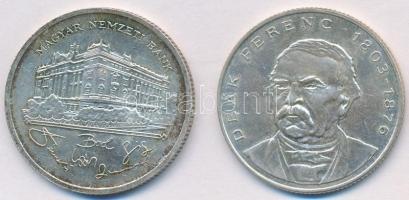 1992-1994. 200Ft Ag "MNB", "Deák" (2x) T:2 egyiken kis patina
Adamo F13, F13.1