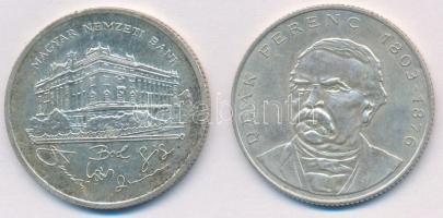 1992-1994. 200Ft Ag "MNB", "Deák" (2x) T:2 egyiken patina
Adamo F13, F13.1