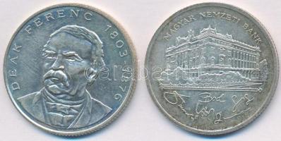 1992-1994. 200Ft Ag "MNB", "Deák" (2x) T:2 egyiken patina
Adamo F13, F13.1