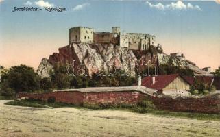 Beckó, Beczkó, Vágvölgye; Vár / castle ruins (EK)