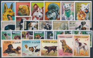 Dogs ~1967-1973 4 sets, Kutya motívum ~1967-1973 4 klf sor