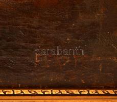 Fekete jelzéssel: Tyúkok. Olaj, vászon, keretben, 40×50 cm