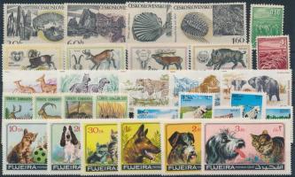 Animals ~1967-1973 30 stamps, Állat motívum ~1967-1973 30 klf bélyeg, közte sorok