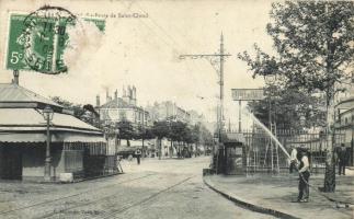 Paris, La Porte de Saint-Cloud / gate, watering. TCV card (EB)