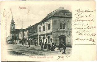1899 Balassagyarmat, Fő utca, Himmler Bertalan üzlete (fa)