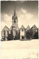 Nagyszeben, Hermannstadt, Sibiu; Evangélikus templom / church, Foto orig. E. Fischer