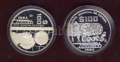 Mexikó 1985. 100$ (2klf) "Labdarúgó VB" T:PP