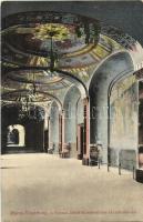 Marosvásárhely, Targu Mures; Ferencz József Közművelődési ház előcsarnoka, belső / cultural palace interior (ragasztónyom / gluemark)