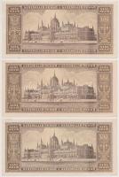 1946. 100.000.000P (3x) közeli sorszámok T:II
Adamo P27