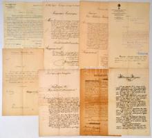 cca 1900-1933 Palkovics László (1877-1933) Komárom-Esztergom k. e. e. vármegyék alispánjához írt lev...