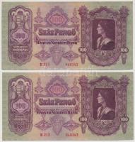 1930. 100P (4x) sorszámkövetőek T:II-
Adamo P17