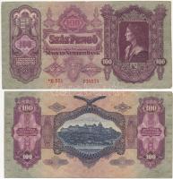 1930. 100P (9x) mind csillagos sorozatszámmal T:II-III Adamo P17A