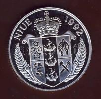 Niue 1992. 5$ Ag "Első Holdra szállás" T:PP