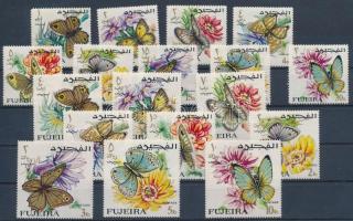 Forgalmi: Lepkék 18 érték, Definitive: Butterflies 18 stamps
