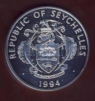 Seychelles 1994. 25R Ag "Veszélyeztetett állatvilág-Lepke" T:PP