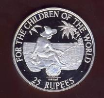 Seychelles 1997. 25R Ag "UNICEF-A világ gyermekeiért" T:PP