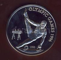 Samoa 1993. 10$ Ag "Olimpiai játékok-lólengés" T:PP