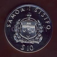 Samoa 1993. 10$ Ag "Olimpiai játékok-lólengés" T:PP