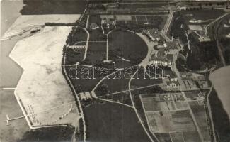 1930 Balatonkenese, Fővárosi üdülőtelep, légifelvétel, photo