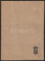 1935 Országgyűlés képviselőnek lakáskönyve, pp.:63, 16x12cm