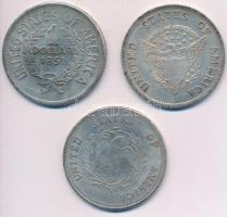 Amerikai Egyesült Államok 1795-1851. 1$ (3xklf) modern Fe replika érmék T:2
USA 1795-1851. 1 Dollar...