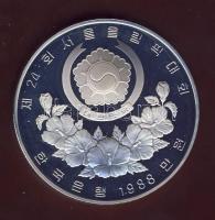 Dél-Korea 1988. 10.000W Ag "Szöuli olimpia-gimnasztika" T:PP