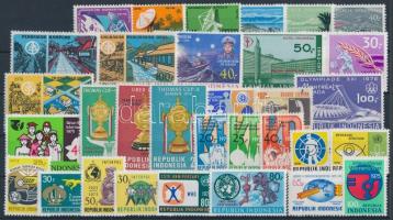 1973-1976 32 klf bélyeg, közte sorok, 1973-1976 32 diff stamps with sets