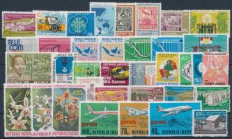 1978-1980 37 klf bélyeg, közte sorok. pár, 1978-1980 37 diff stamps with sets